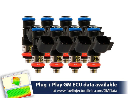 1000cc (100 lbs/hr at OE 58 PSI fuel pressure) FIC Fuel Injector Clinic Injector Set for LS3, LS7, L76, L92, and L99 engines (High-Z) (is303-1000h)
